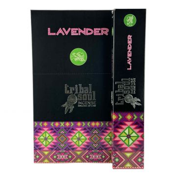 Tribal Soul Lavender Incense Sticks, 15gm x 12 boxes